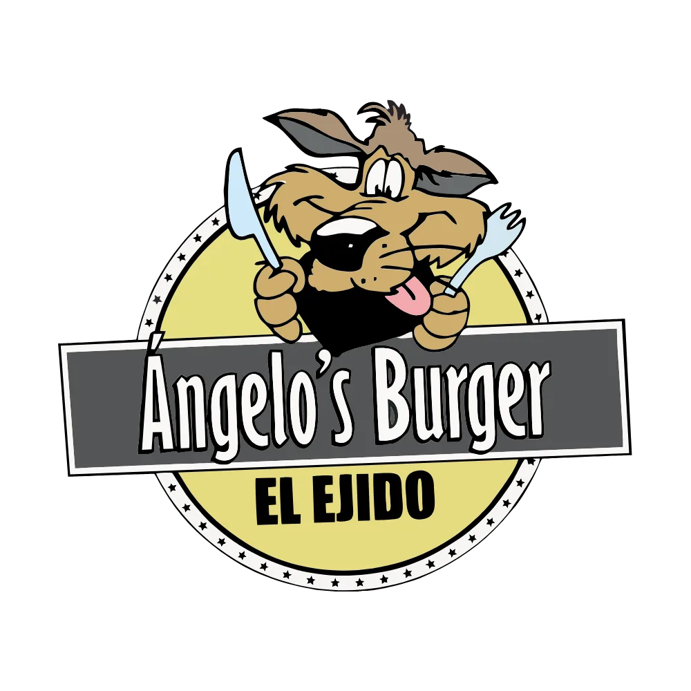 Logo hamburguesería Angelo